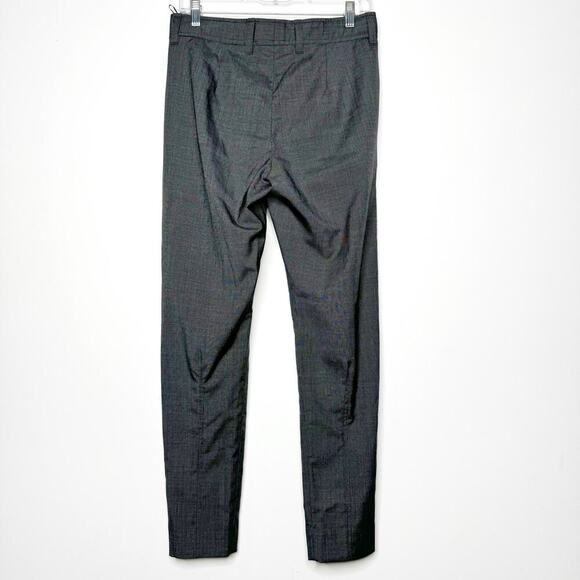 Scanlan Theodore Wool & Silk Pleated Trouser Pant Skinny Plaid Size US 4 / AU 8 - Picture 7 of 11